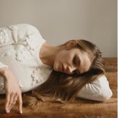 Handmade White Crochet Long Dress With Flowers, Boho Wedding Dress