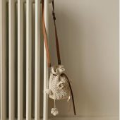 Handmade Women's Bag With Crochet Flowers, Fashionable Eco-friendly Bag For Summer Festival