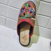 Handmade Moroccan Babouche Slippers For Women – Amazigh Berber Style – Colorful Traditional Moroccan Shoes – Ethnic Artisan Slippers